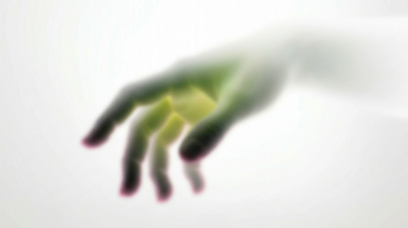 Atmospheric background image showing a digital ethereal space